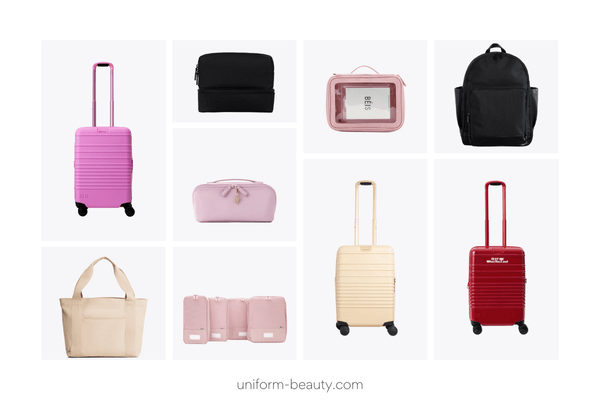 BEIS luggage displayed in a modern travel setting, showcasing its sleek design and practical features.