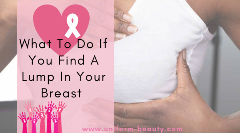 what to do if you find a lump in your breast